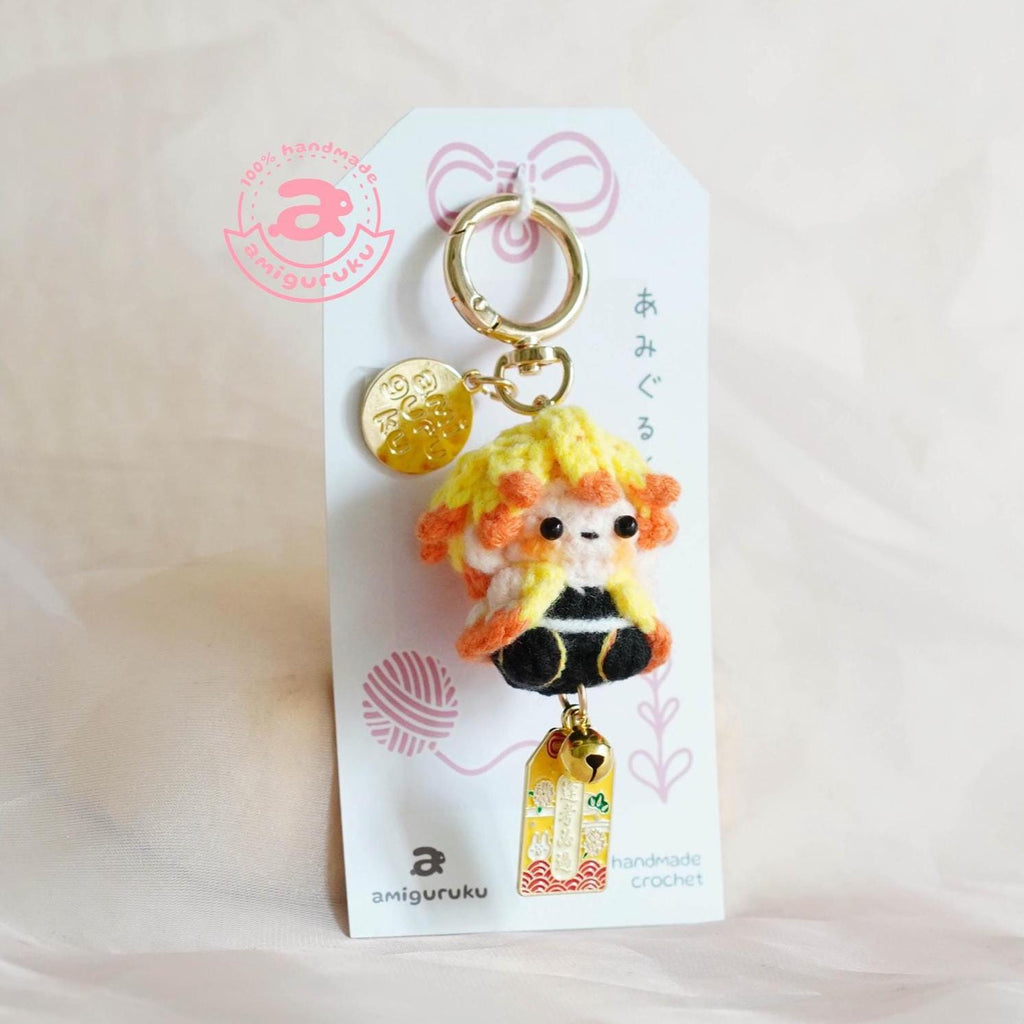 Thunder Swordsman Amigurumi Keychain