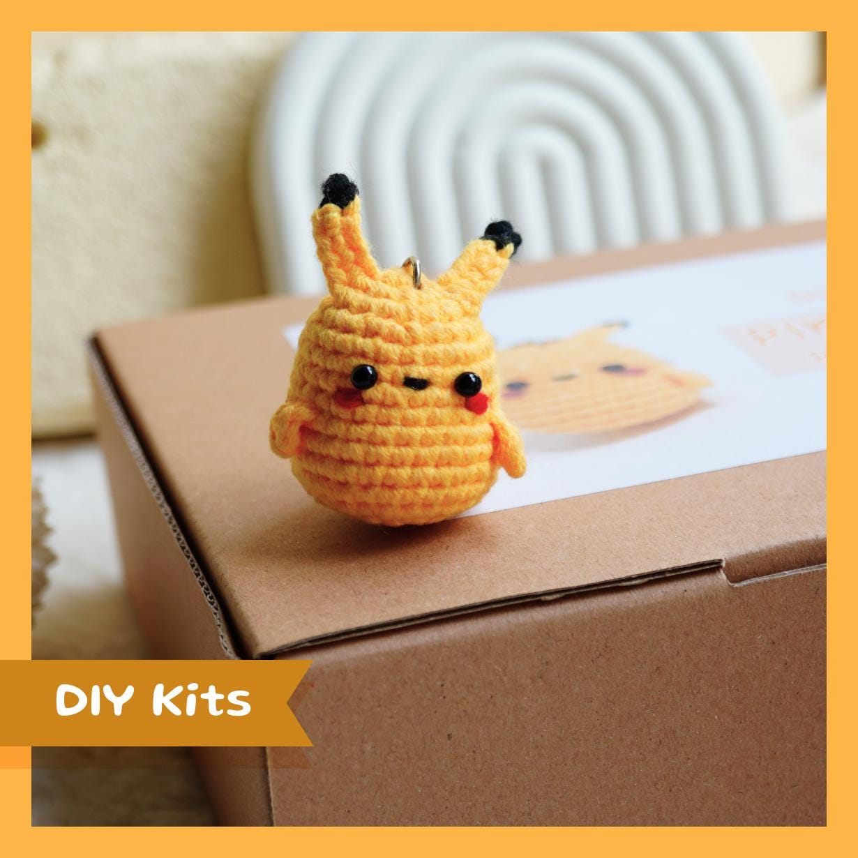 Pikachu Amiballs - DIY Crochet Kits