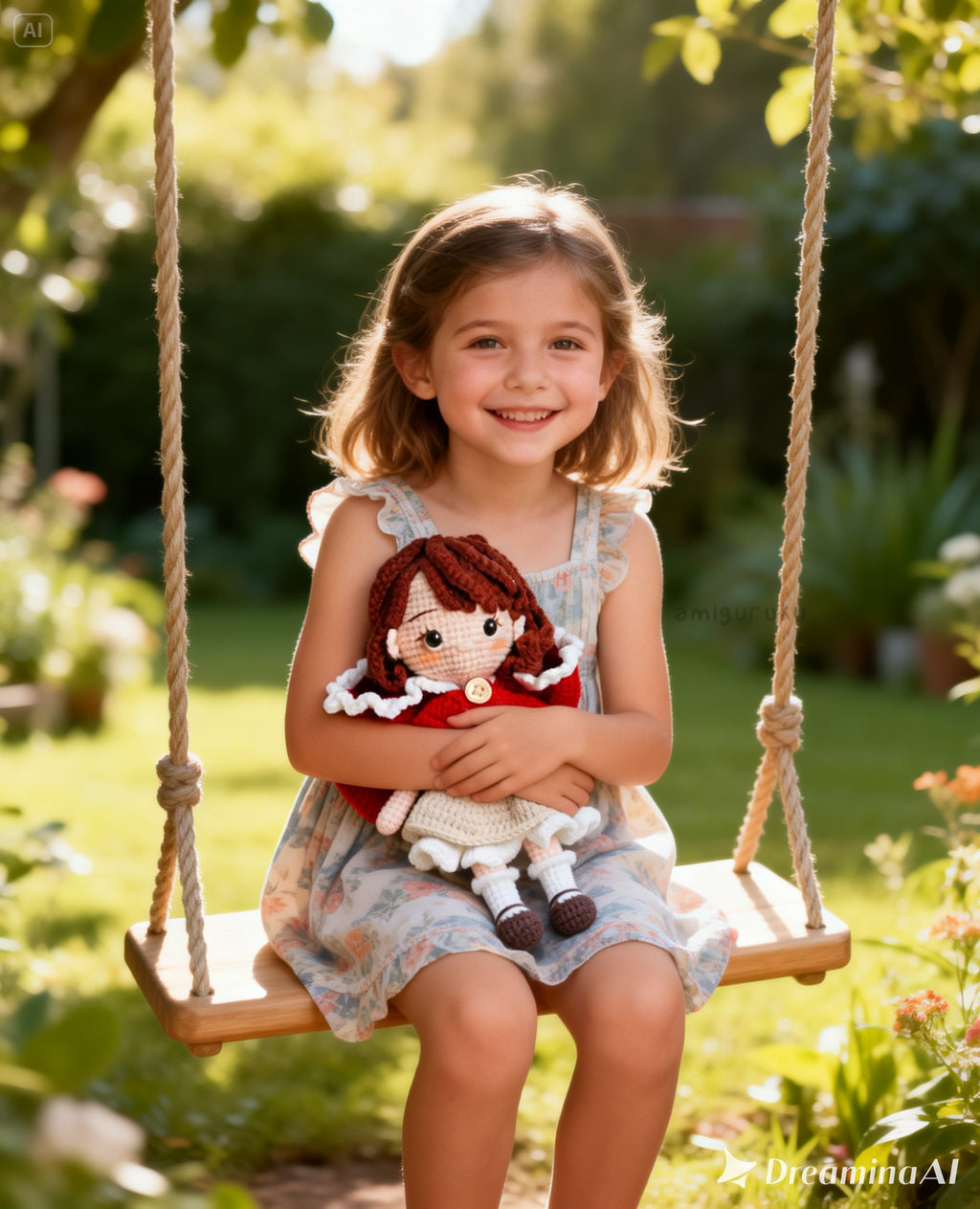 Little Red Riding Hood Amigurumi Doll