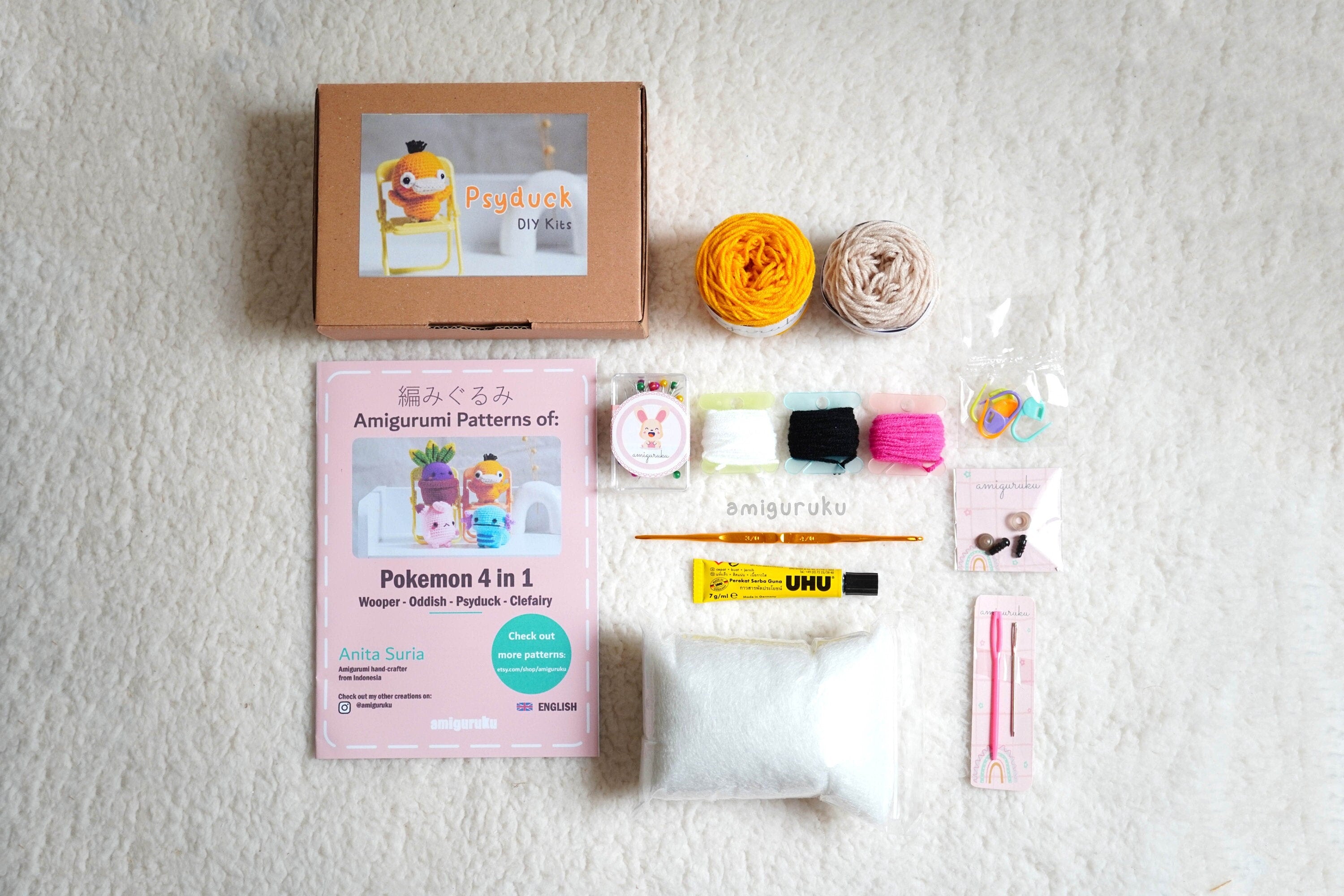 Yellow Duck Monster - DIY Crochet Kits