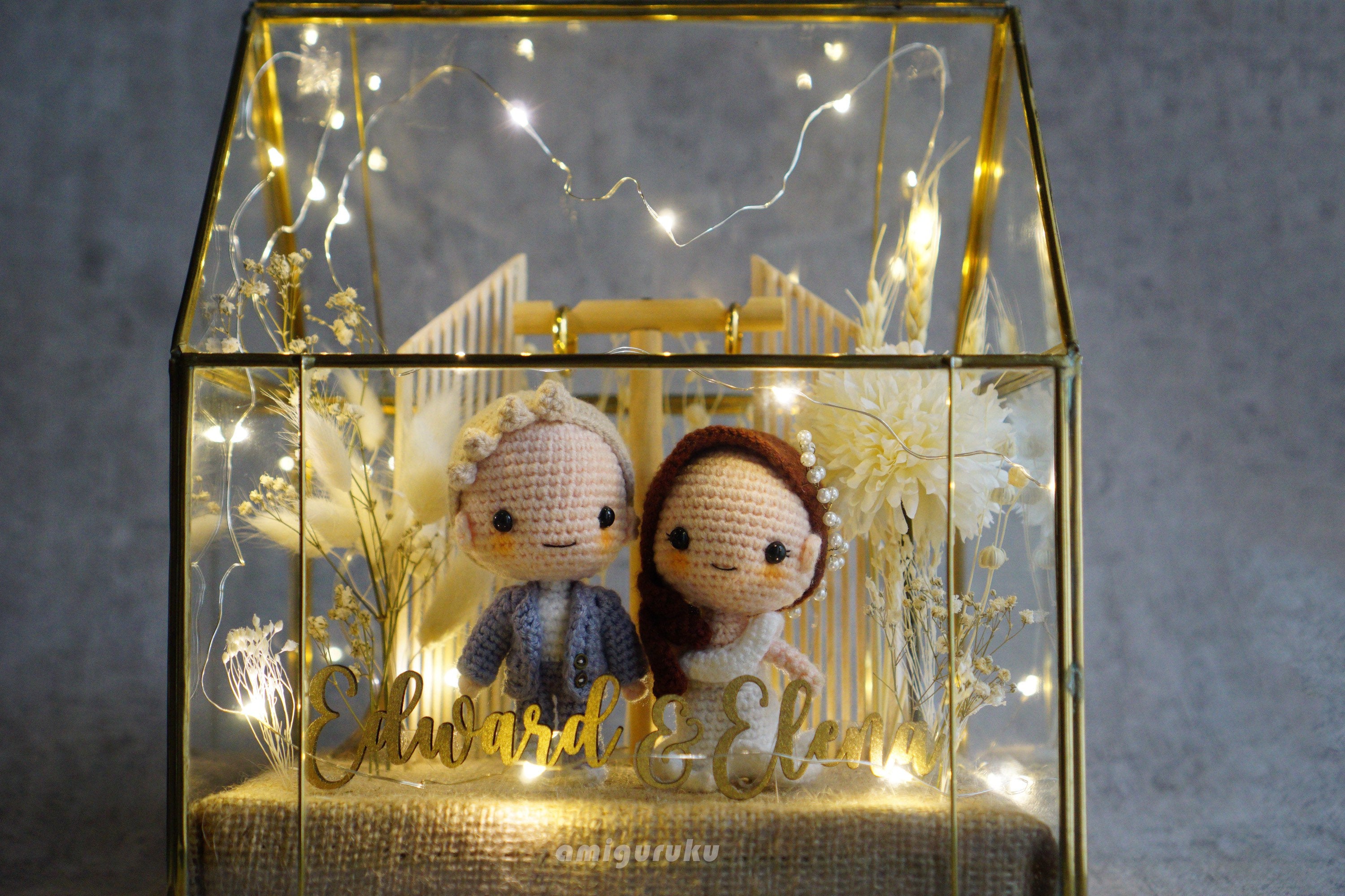 Edward & Elena the Wedding Couple Amigurumi Crochet Pattern