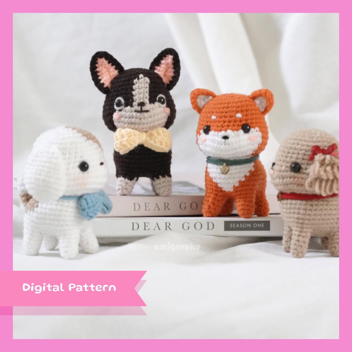 Poodle, Shiba Inu, Beagle, Terrier