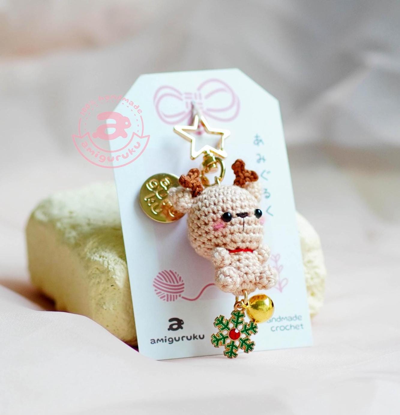 Reindeer Amigurumi Keychain