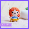 Orange Hair Pirate Amigurumi Doll