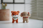 Poodle and Shiba Inu Puppy Amigurumi Crochet Pattern