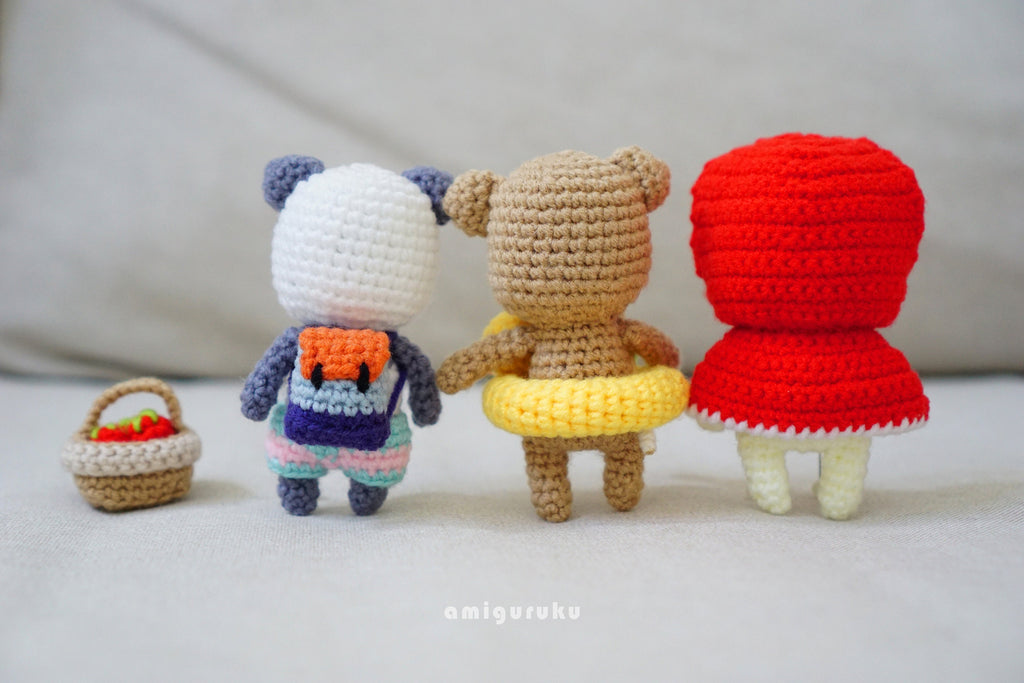 Picnic Bears Amigurumi Crochet Pattern