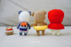 Picnic Bears Amigurumi Crochet Pattern