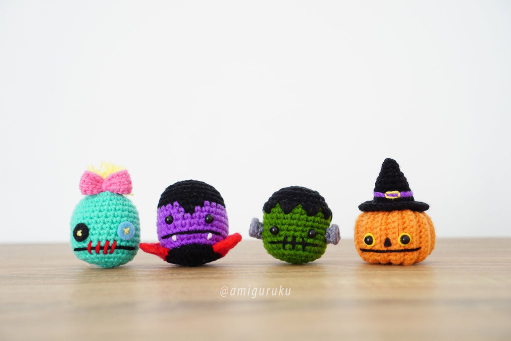 Amiballs Halloween 4in1 Amigurumi Crochet Pattern