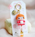 Fish Girl Amigurumi Keychain