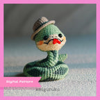 Slippy the Snake Amigurumi Crochet Pattern