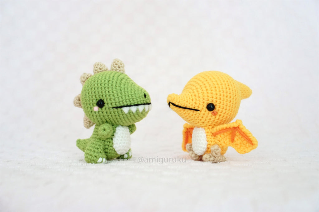 T-Rex & Pterodactyl Amigurumi Crochet Pattern