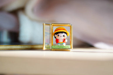 Straw Hat Pirate Boy Amigurumi Micro Crochet