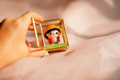 Straw Hat Pirate Boy Amigurumi Micro Crochet