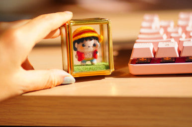 Straw Hat Pirate Boy Amigurumi Micro Crochet