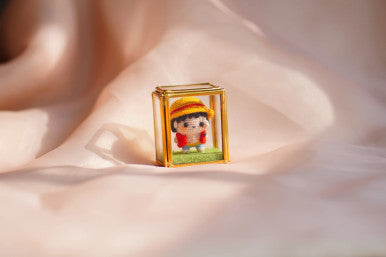 Straw Hat Pirate Boy Amigurumi Micro Crochet