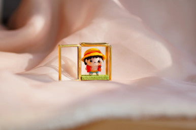Straw Hat Pirate Boy Amigurumi Micro Crochet