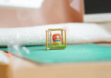 Orange Pirate Girl Amigurumi Micro crochet