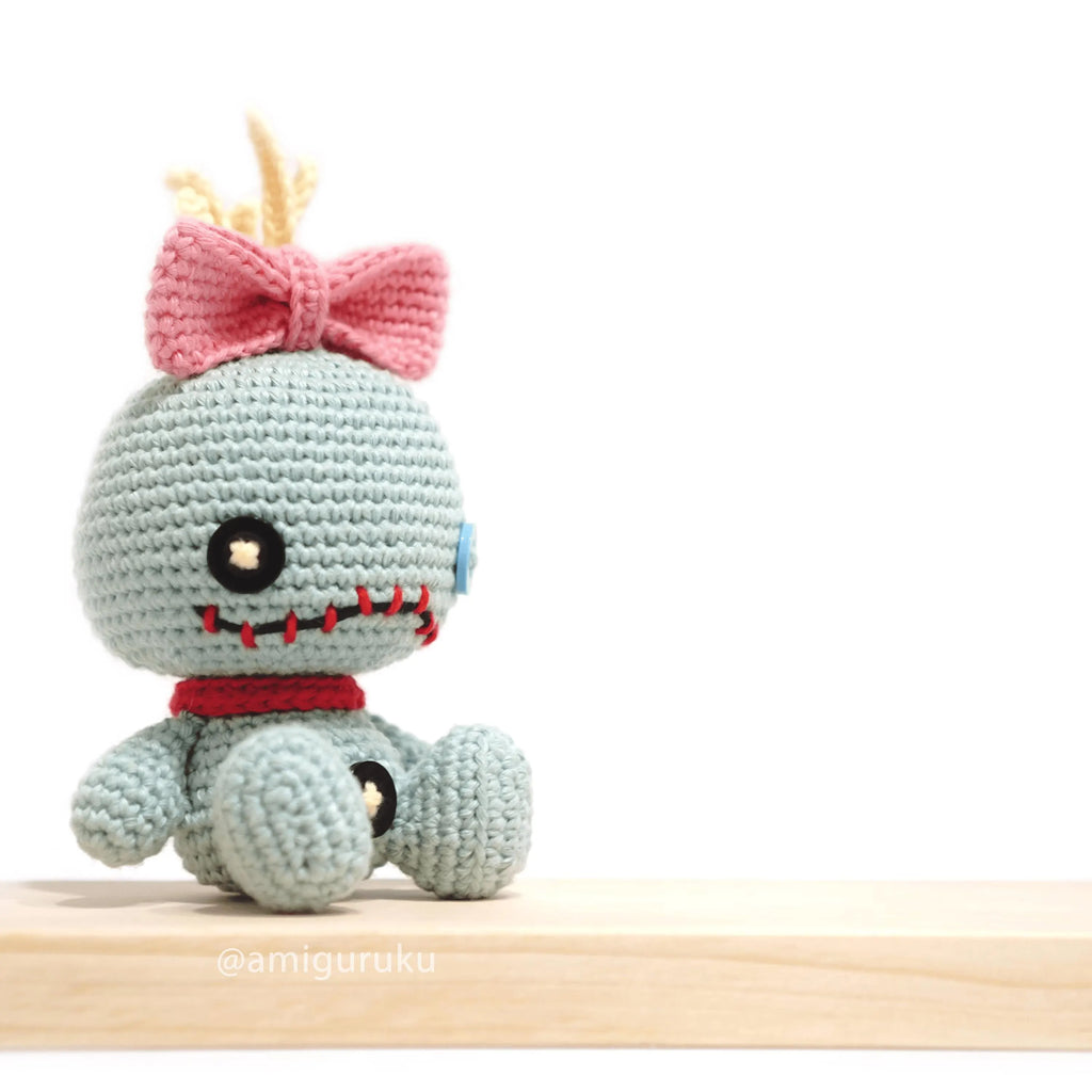 Button Eye Rag Doll Amigurumi Doll