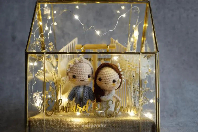 Wedding Couple Amigurumi Doll
